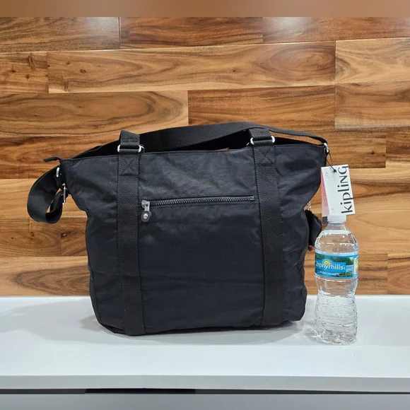 KIPLING BAG TOTE BAG BLACK LARGE NEW ADARA - Picture 5 of 14